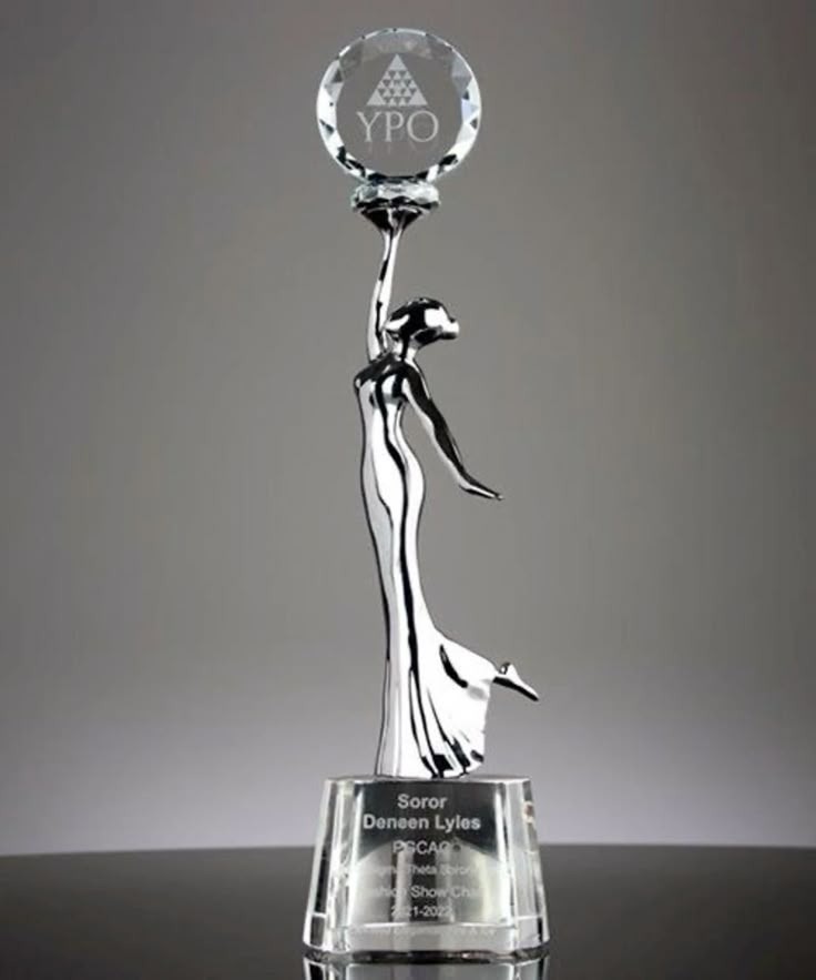 The Stellar Visionary Chrome Trophy