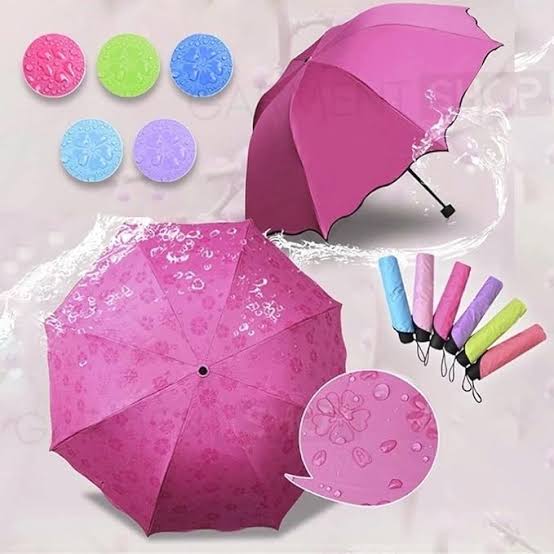Pink Flower Umbrella