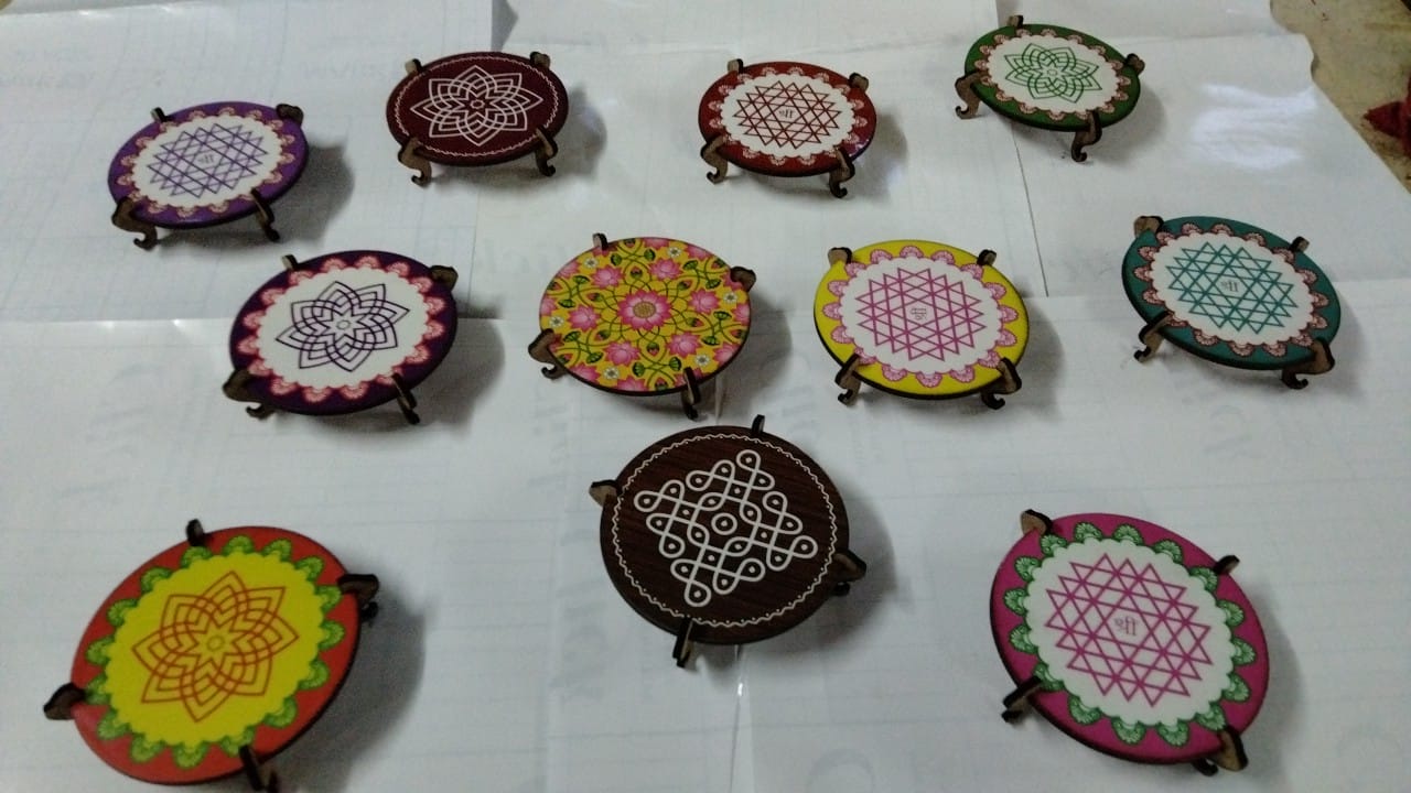 Designer Lotus Coasters