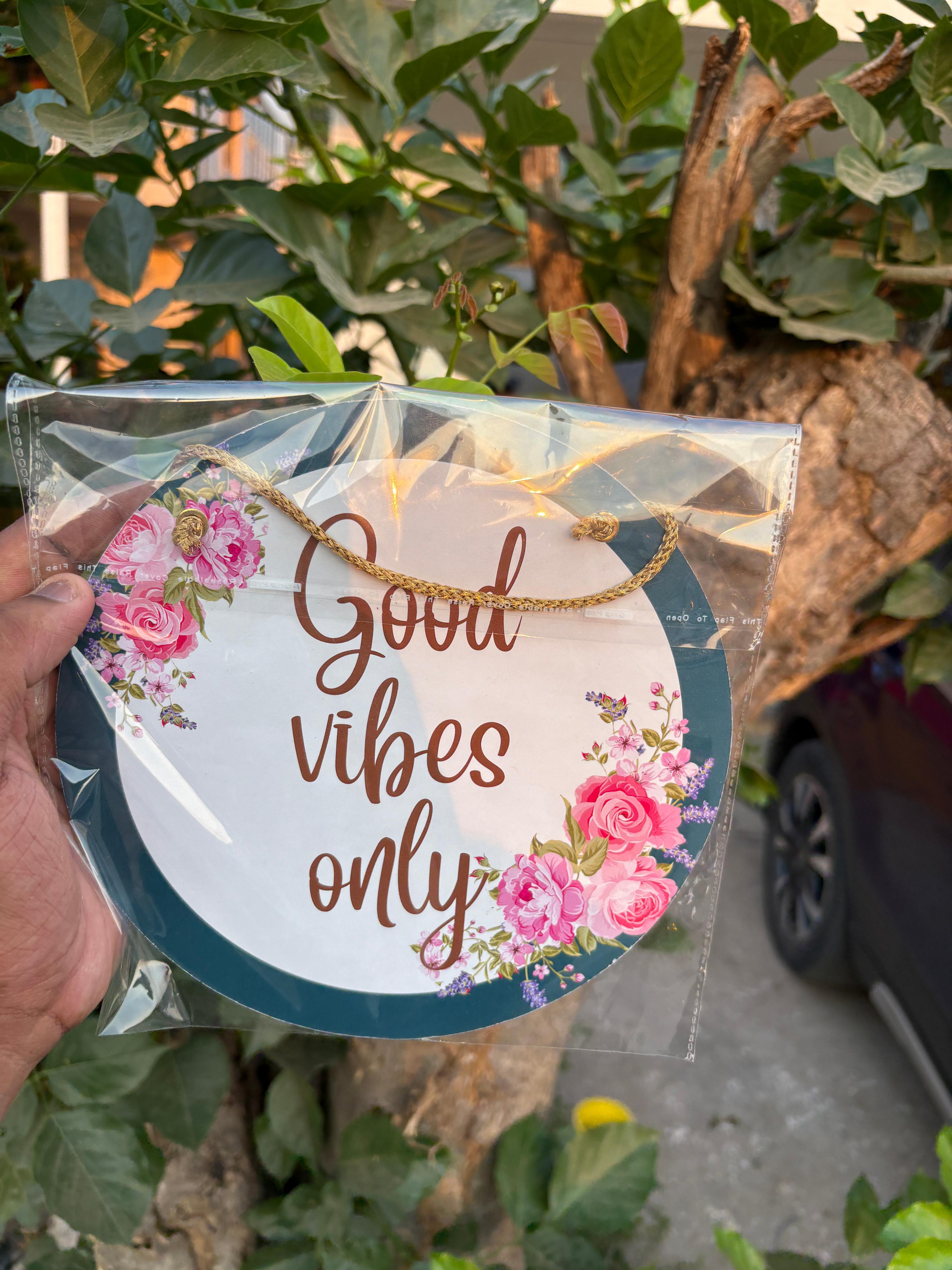 Good Vibes Hanging Board